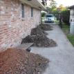 Exterior Piers - Driveway Side